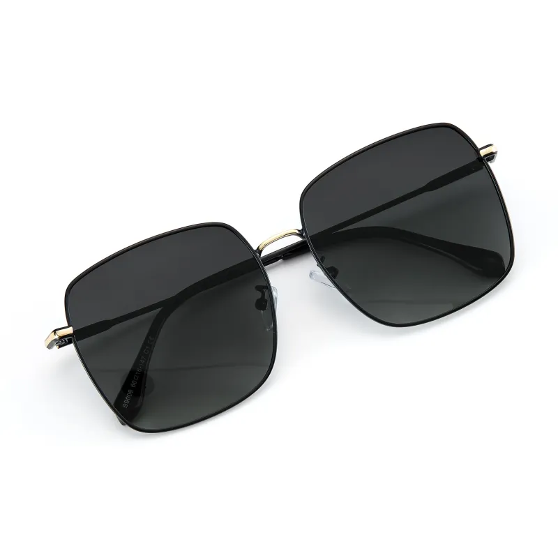 CLARKIA FLOWER Alloy Square Sunglasses Unisex-0