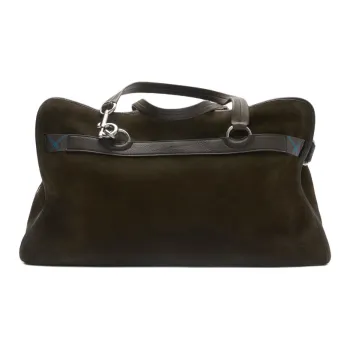 Burberry Calfskin Travel Bag Men's Brown