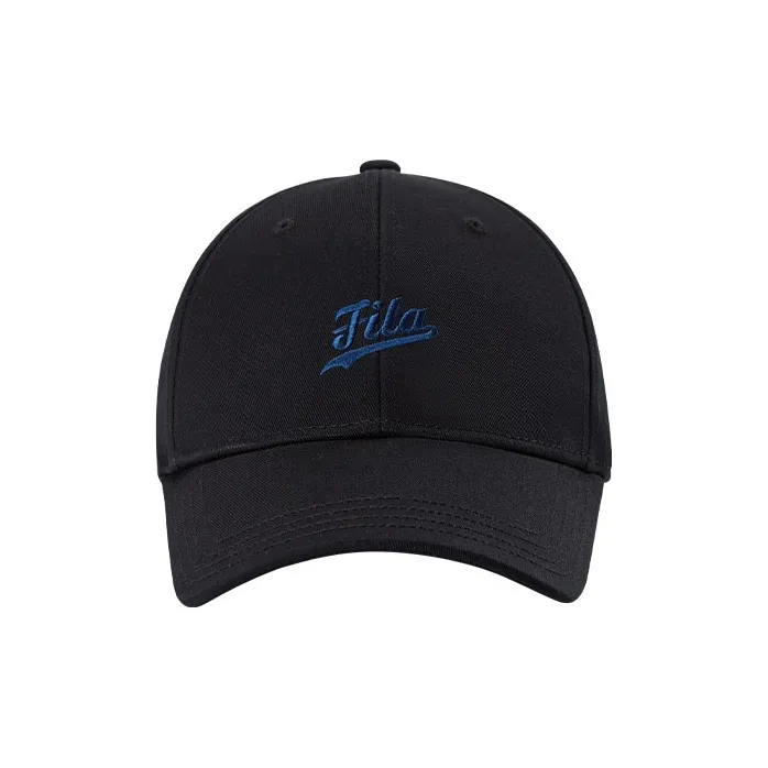 FILA FUSION Cotton Baseball Caps Unisex Pitch Black-1