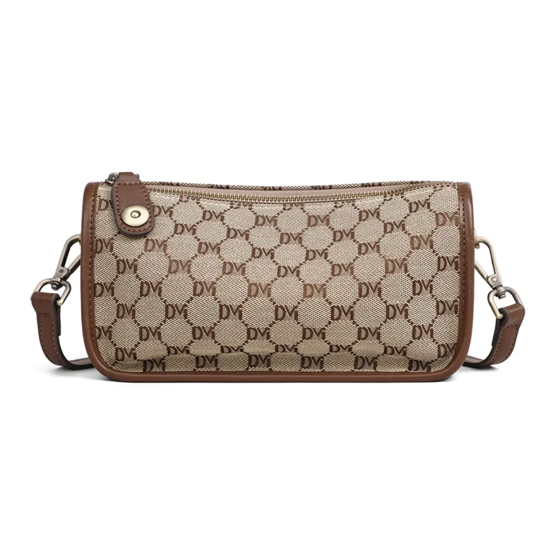PT'SON Fabric Underarm Shoulder Bag, Crossbody Bag, Dumpling Bag Regular Women's Khaki-2