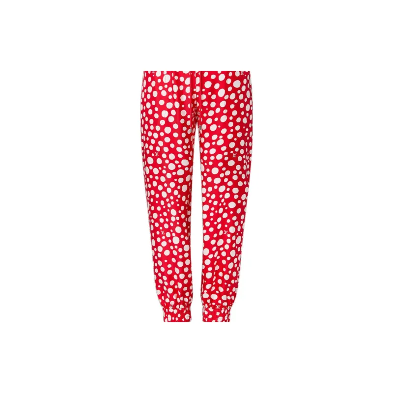 LOUIS VUITTON x Yayoi Kusama Knitted Sweatpants Women's Red-3
