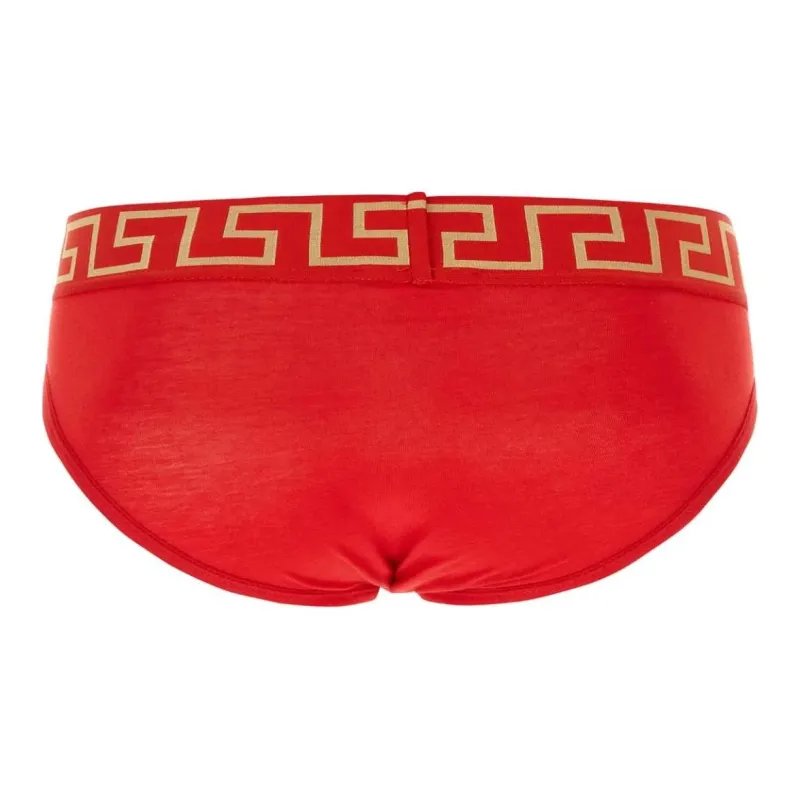 VERSACE Greca Border Stretched Briefs-1