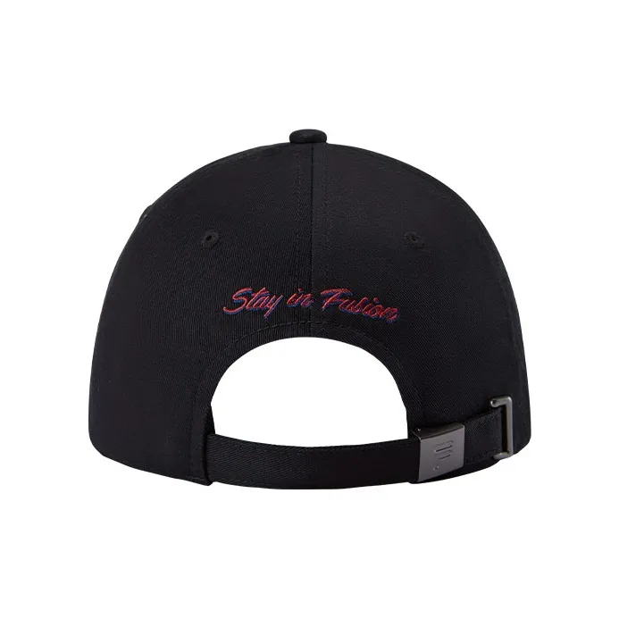 FILA FUSION Cotton Baseball Caps Unisex Pitch Black-3