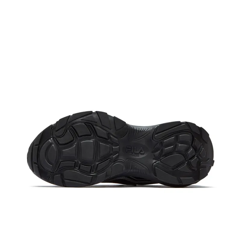 FILA FUSION Anti-Slip Wear-Resistant Low-Top Chunky Sneakers Women's Black-7