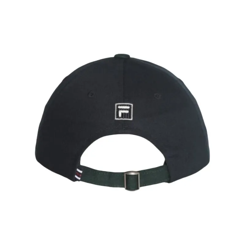 FILA 100% Cotton Baseball Caps Unisex Black-2