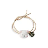 White Bear Badge Hair Tie