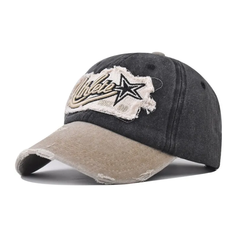 CARDANRO Washed Cotton Baseball Caps Unisex-1
