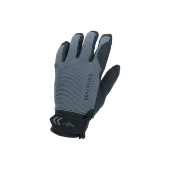 SEALSKINZ Polyester Polyurethane Elastane Polyurethane Film Gloves Unisex Gray
