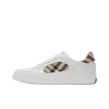 Burberry Terrace Low Top Skateboard Shoes Men's White