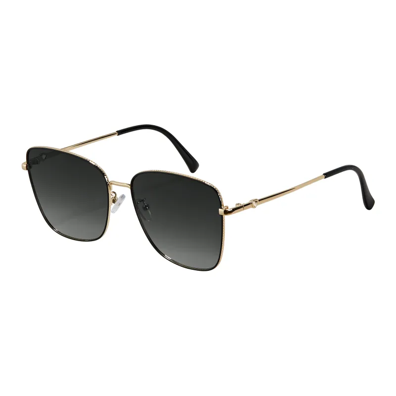 CLARKIA FLOWER Alloy Stainless Steel Square Sunglasses Unisex-1