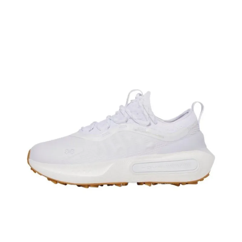 Under Armour Cushioned Wear-Resistant Coverage Low-Top Golf Shoes Women's White-0