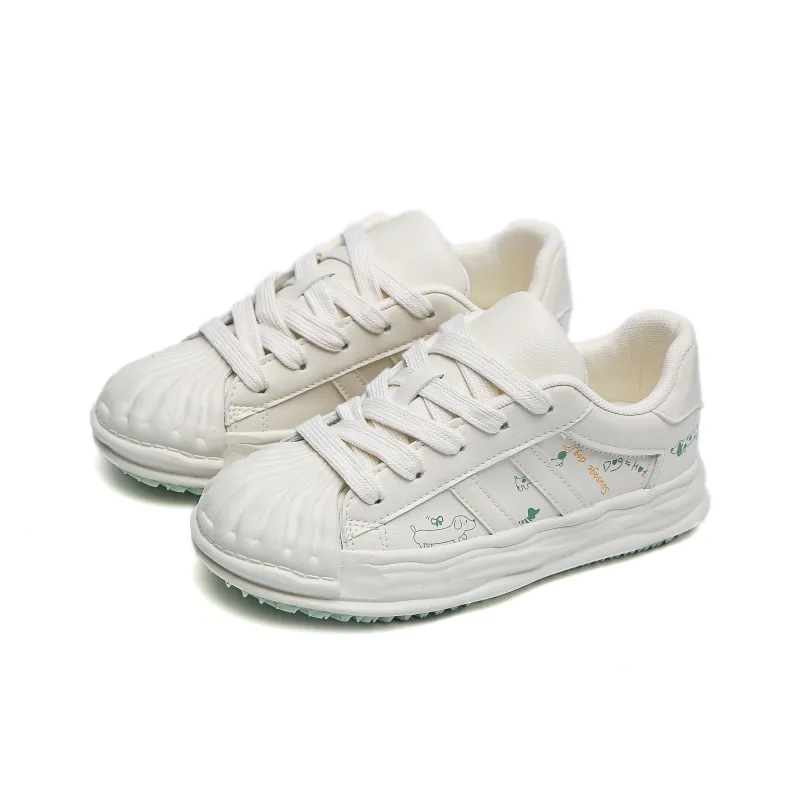 Alan Vincent Slip-Resistant Cushioning Low-Top Skateboard Shoes Women's-6
