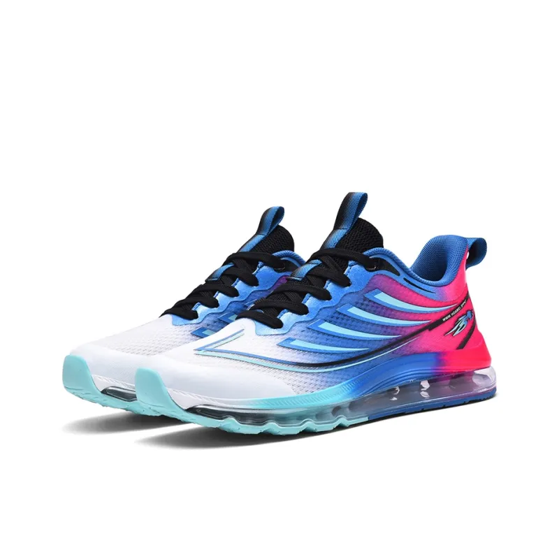 AMICNIEGD Breathable Rebound Wear-Resistant Low-Top Air Cushion Casual Trail Running Training Running Shoes Men's-2