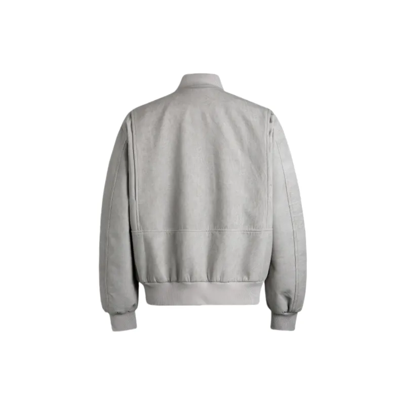 NOOING Jackets & Coats Unisex Light Gray-1