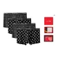 4 Pack Heart Box[Letter Print+Letter Print+Block Print+Block Print]