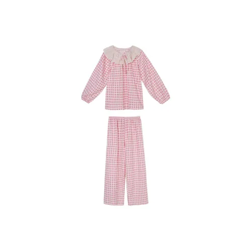 Joycefuuu Bra Pajama Set Women's Pink