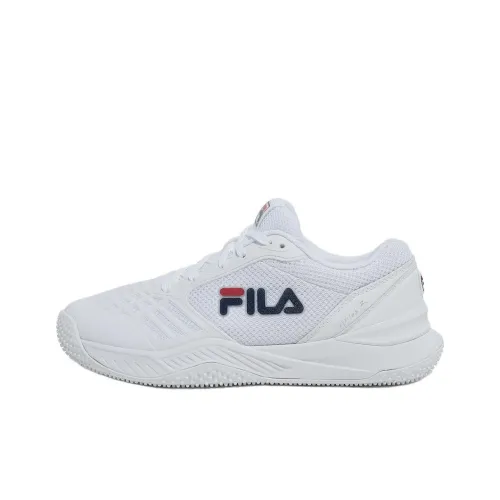 FILA Exilus 3 Anti-Slip Wear-Resistant Low-Top Tennis Shoes Unisex White