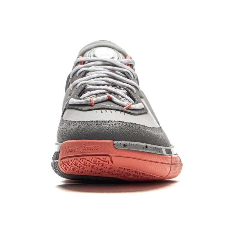 Staple x LiNing Cushioning Anti Slip And Wear Resistant Breathable Rebound Low Top Basketball Shoes Men's Gray-4