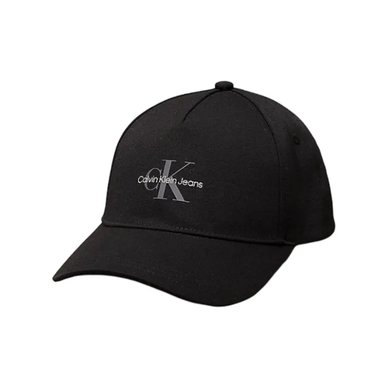 CALVIN KLEIN Recycled Polyester, Mixed Polyester Twill, Polyester Baseball Caps Women's Black-0