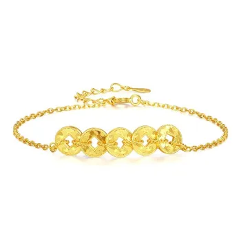 MINTLEAF S925 Silver Bracelets Women's Gold