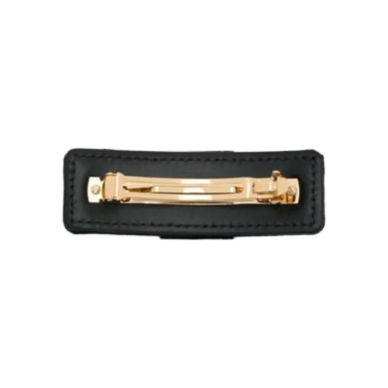 CELINE Le Soir Ribbon Hair Clip In Polyester Calfskin Brass With Gold Finish And Steel-1