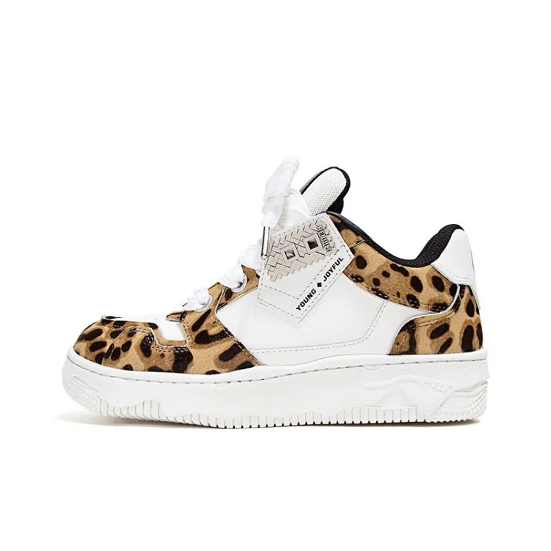 YJ x MKADC Height Increasing Anti-Slip And Wear-Resistant Low-Top Skateboard Shoes Women's-0
