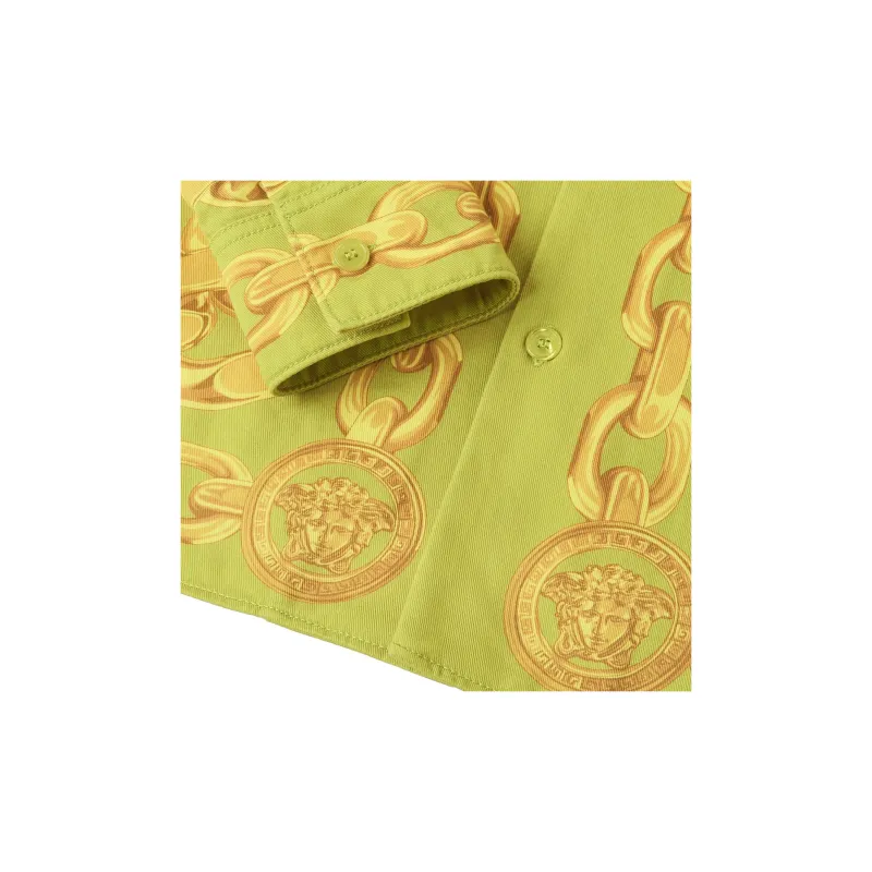 VERSACE Medusa Chains print Shirt-3