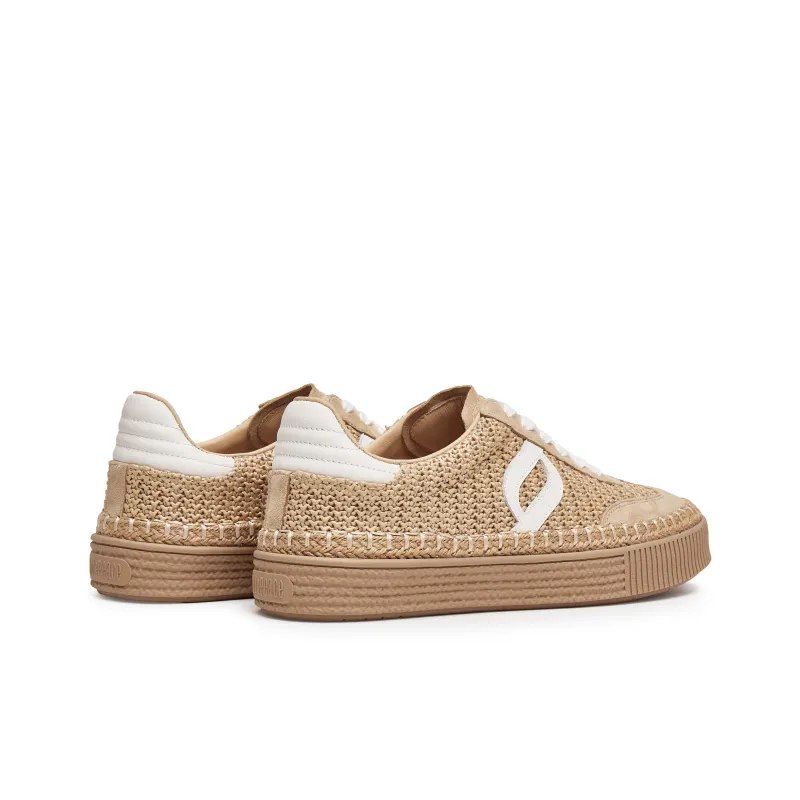 Joypeace Low Top Skateboard Shoes Women's Brown-2