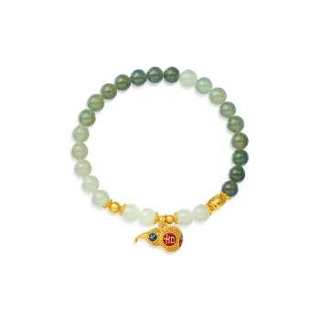 ME LUXE Hetian Jade Bracelets Pale Greenish White Jade Unisex