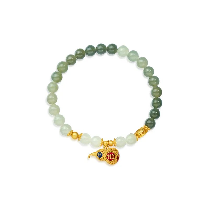 ME LUXE Hetian Jade Bracelets Pale Greenish White Jade Unisex-0