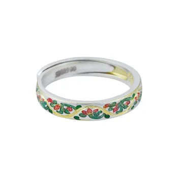 CHIC ZONE 999 Fine Silver Rings Women's