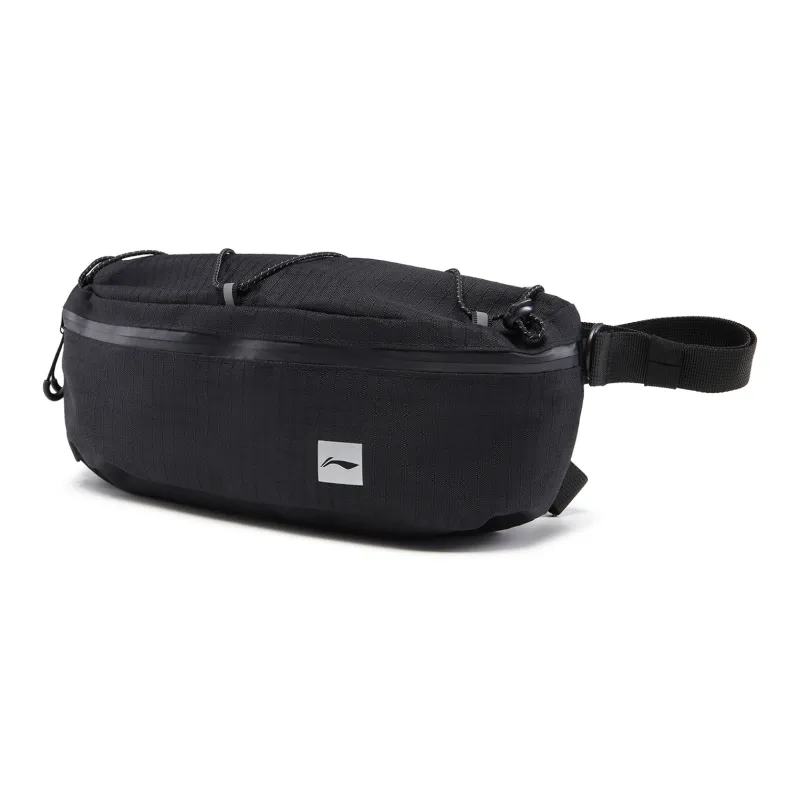 LiNing Fitness Series Polyester Fanny Pack Unisex Black-1