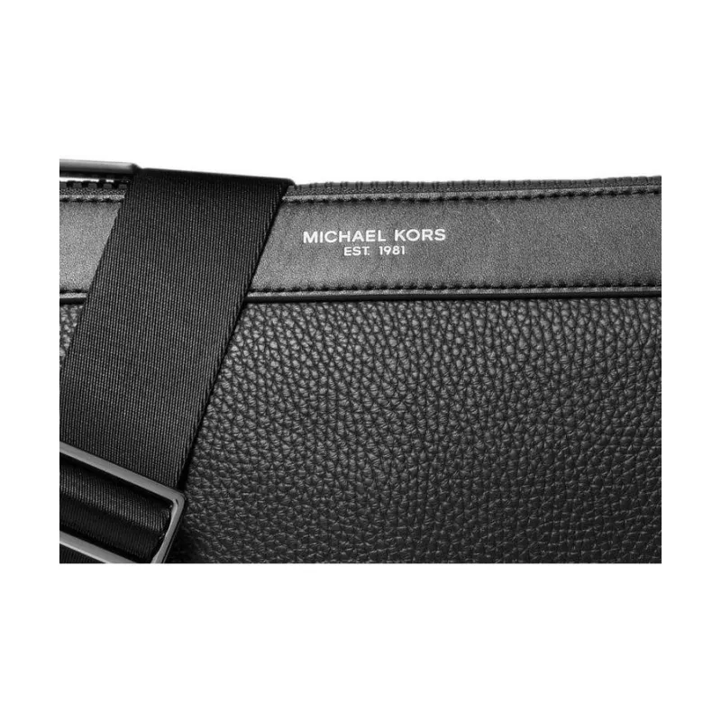 MICHAEL KORS Greyson Cow Leather Crossbody Bag Shoulder Bag Men's Black-4