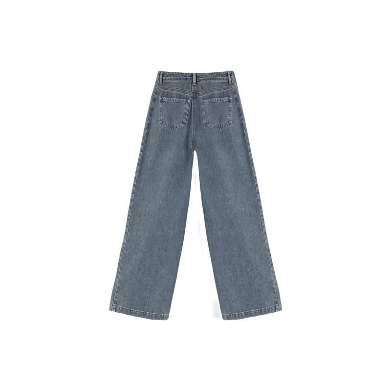 XIANGYING Jeans Women's Blue-1