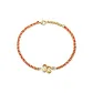 Golden Snake Red String Bracelet, Money-Making Serpent