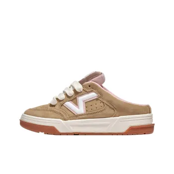 Vans Upland Anti Slip Wear Resistant Low Top Skateboard Shoes Unisex Brown