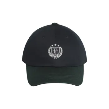 FILA 100% Cotton Baseball Caps Unisex Black