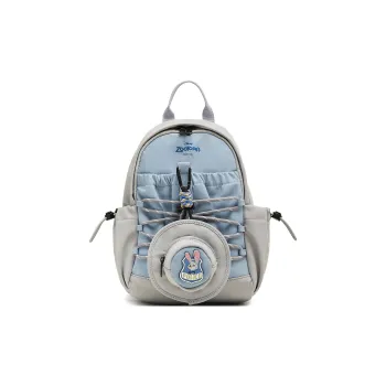 Teenmix Zootopia, Collaboration Fabric Backpack Medium Size Women's Judy & Blue/Nick & Green