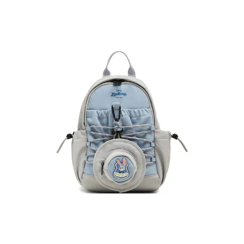 Teenmix Zootopia, Collaboration Fabric Backpack Medium Size Women's Judy & Blue/Nick & Green