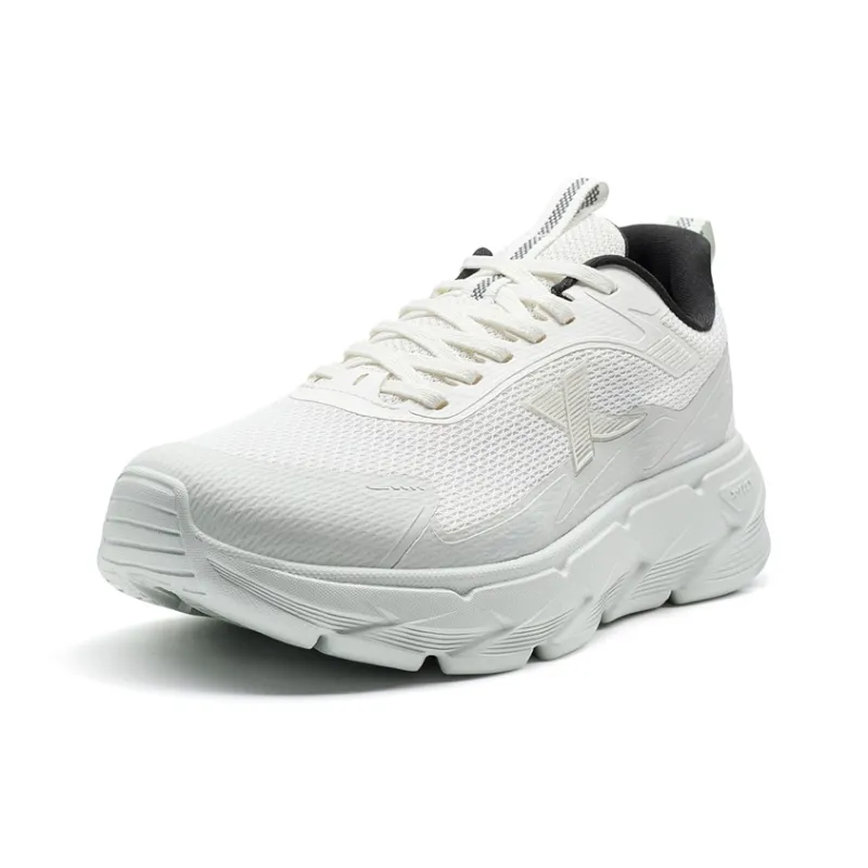 XTEP Cushioning Wear Resistant Low Top Casual Running Shoes Men's Canvas White/Tru Gray-2