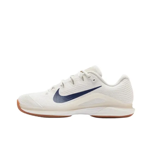 Nike Vapor 12 Slip-Resistant Low-Top Tennis Shoes Men's White