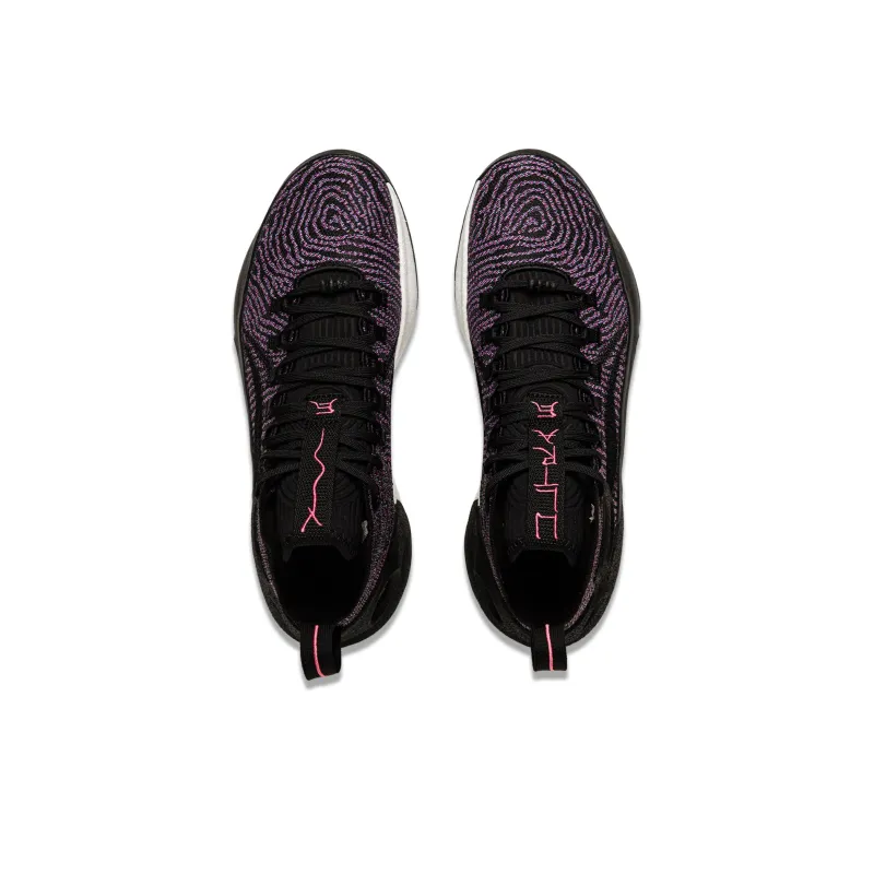 LiNing Charming ULTRA Anti Slip Wear Resistant Mid Top Basketball Shoes Men's Black-3