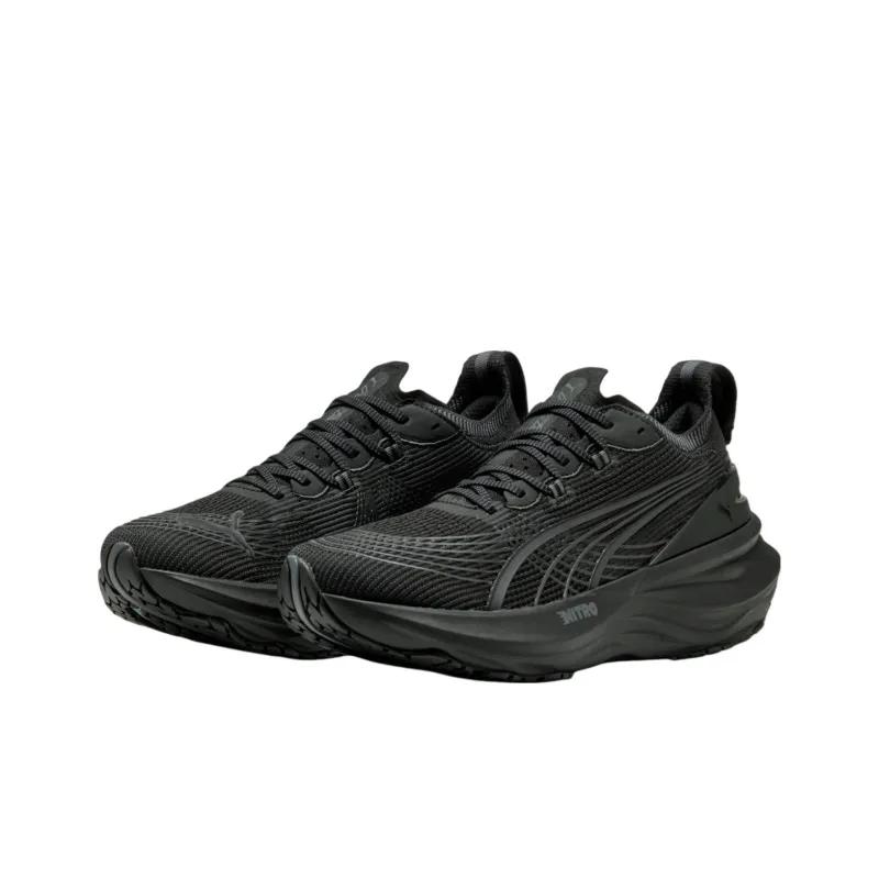 PUMA ForeverRun NITRO™ II Anti Slip Wear Resistant Low Top Casual Running Shoes Men's Black-2