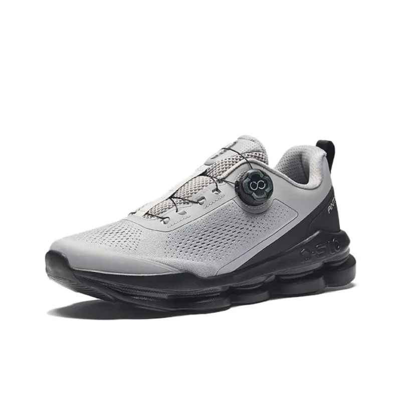 CHAOJIANTA Abrasion Resistant Slip Resistant Coverage Low Top Training Shoes Men's Pigeon Gray Basic Black-1