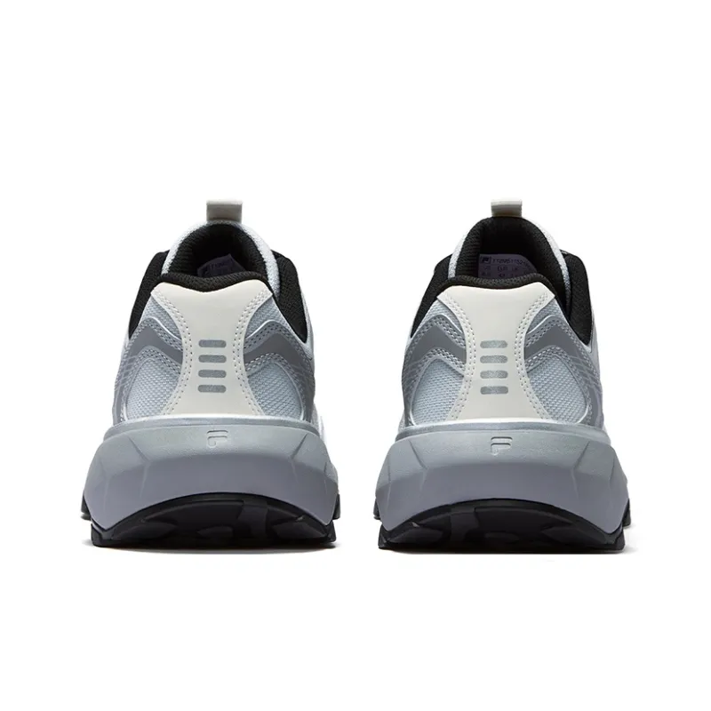 FILA FUSION Lightweight Rebound Low-Top Casual Shoes Men's Gray White-3