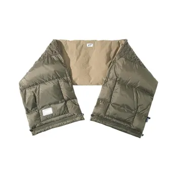 NOTHOMME 95% Water-Resistant White Goose Down Polyamide Polyester Cotton Shawls Unisex Green