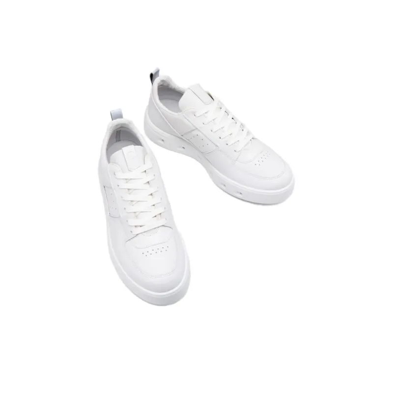 Ecco Street 720 Series Low Top Skateboard Shoes Women's White-3