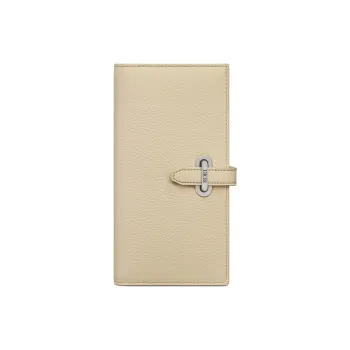 DIOR Calfskin Wallet Women's Flesh