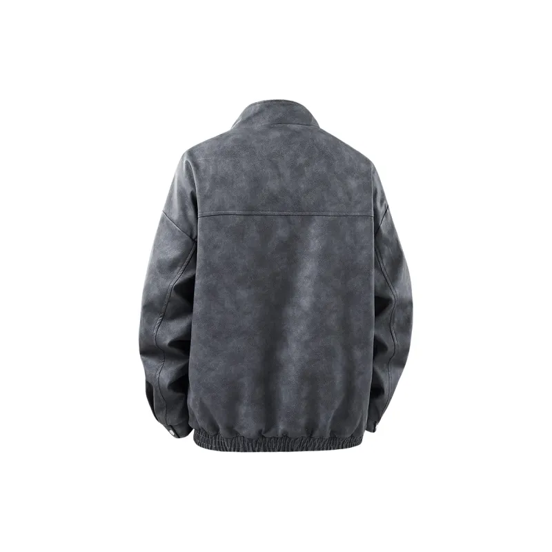 Fakeyoung Jackets Coats Unisex Black Gray-1