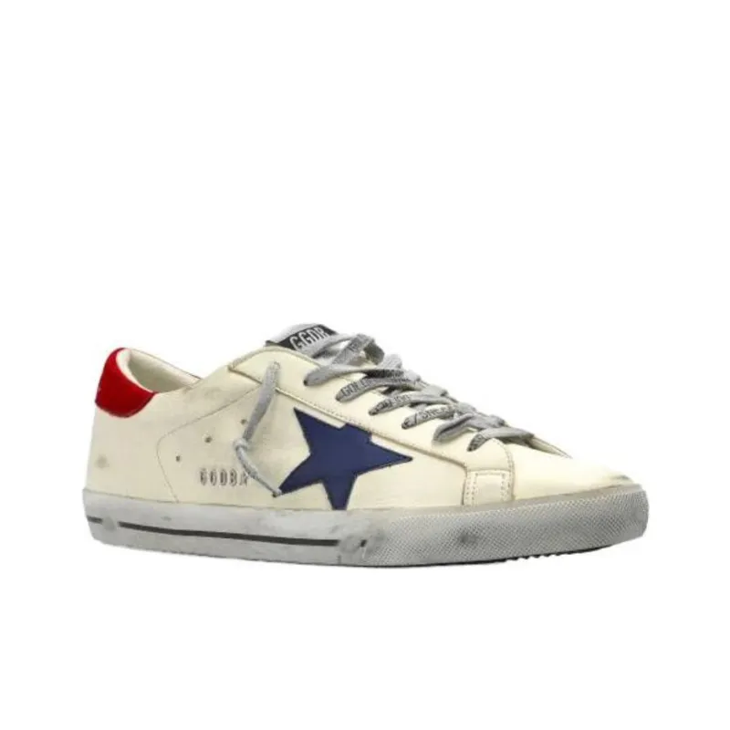 Golden Goose Super-Star Low-Top Skateboard Shoes Men's Ecru-2